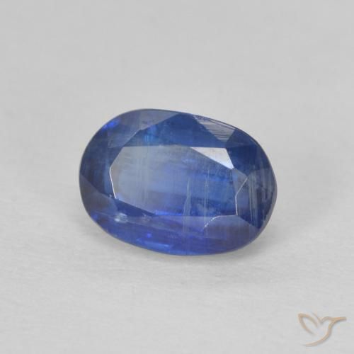 Dianita Azul profundo Natural 1.25ct, oval, SI