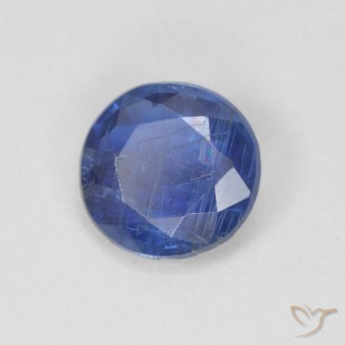 Dianita Azul profundo Natural 0.88ct, Redondo, SI