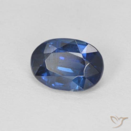 Dianita Azul escuro Natural 1.02ct, oval, SI