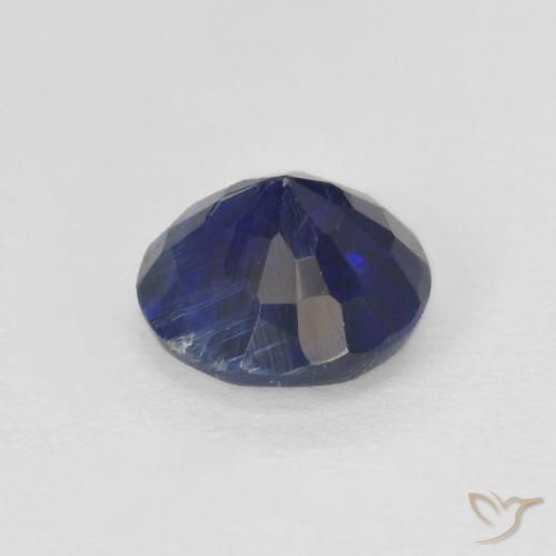 Dianita Azul profundo Natural 0.97ct, Redondo, SI
