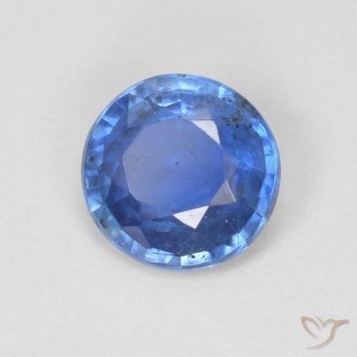 Dianita azul marinho claro Natural 0.80ct, Redondo, SI