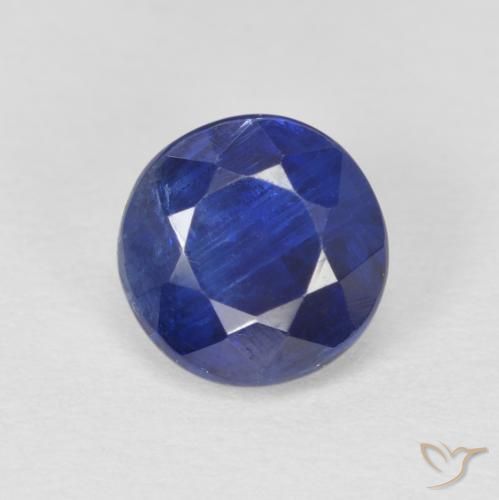 1.22ct Natural Azul profundo Dianita, Redondo, SI