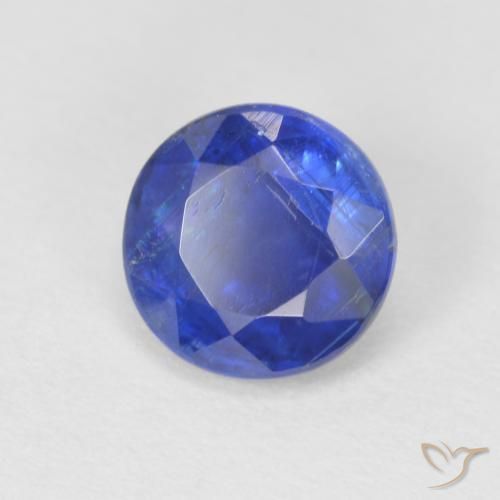Dianita Azul-marinho Natural 1.12ct, Redondo, SI