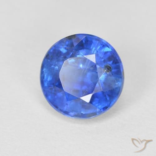 Dianita Azul-marinho Natural 1.27ct, Redondo, SI