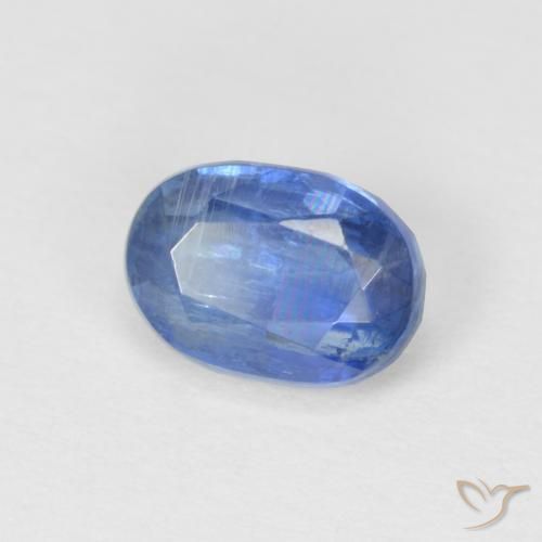 Dianita azul marinho claro Natural 1.26ct, oval, SI