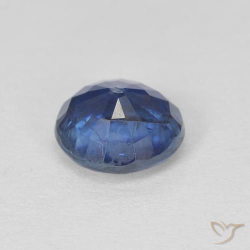 Dianita Azul escuro Natural 1.09ct, Redondo, SI