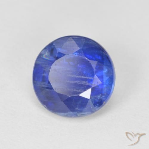 Dianita azul intenso Natural 1.32ct, Redondo, SI