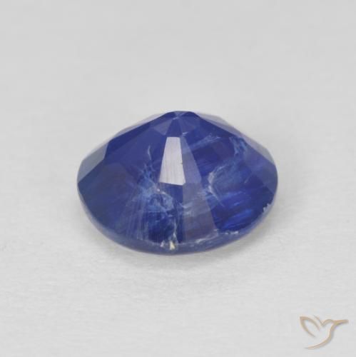 Dianita azul intenso Natural 1.32ct, Redondo, SI
