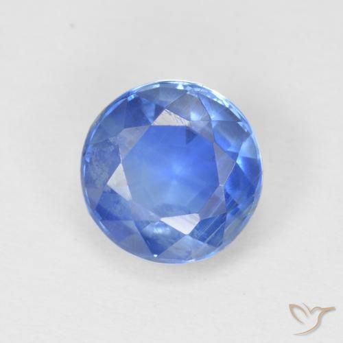 1.21ct Natural azul marinho claro Dianita, Redondo, SI