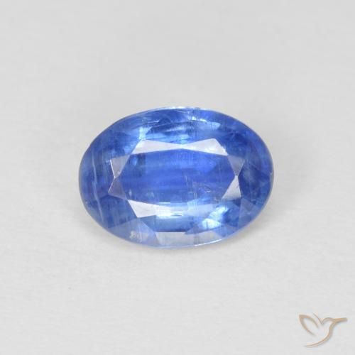 0.87ct Natural azul marinho claro Dianita, oval, SI