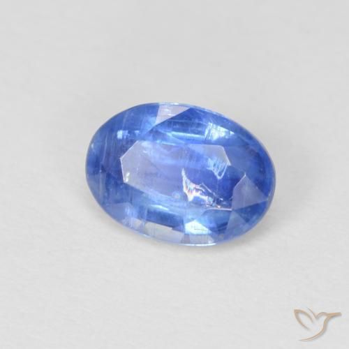 Dianita azul marinho claro Natural 0.87ct, oval, SI