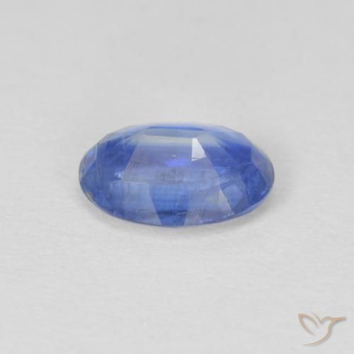 Dianita azul marinho claro Natural 0.87ct, oval, SI