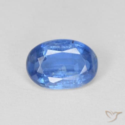1.00ct Natural azul marinho claro Dianita, oval, SI