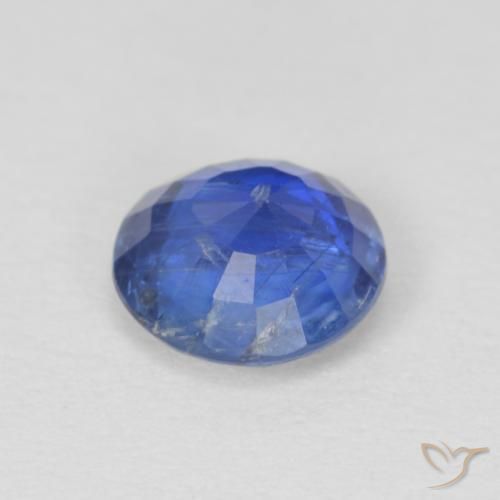Dianita azul vivo Natural 1.01ct, Redondo, SI