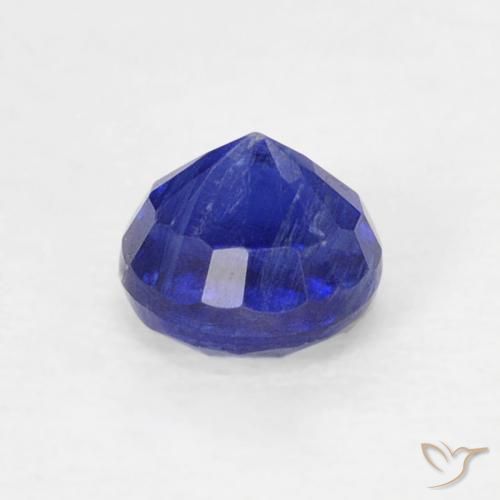 Dianita Azul marinho intenso Natural 0.34ct, Redondo, VVS-VS