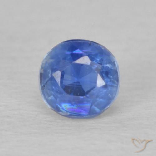 0.36ct Natural Azul-marinho Dianita, Redondo, VS