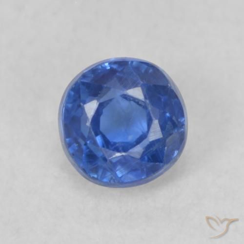 0.38ct Natural Azul-marinho Dianita, Redondo, VS-SI
