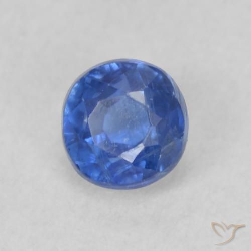 Dianita Azul-marinho Natural 0.38ct, Redondo, VS-SI