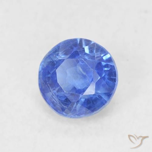 Dianita azul marinho claro Natural 0.30ct, Redondo, VS