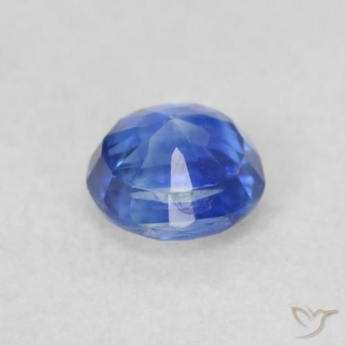 Dianita Azul escuro Natural 0.28ct, Corte Redondo, VS