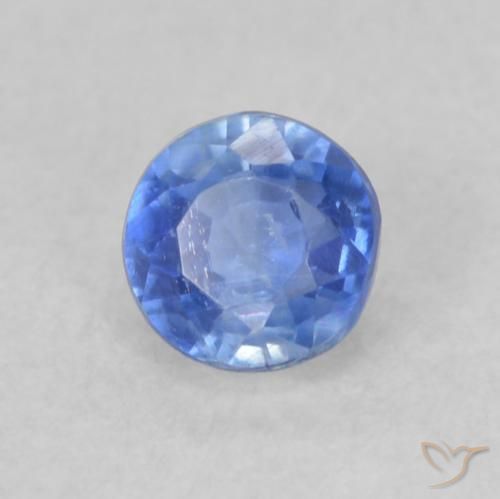 Dianita azul marinho claro Natural 0.33ct, Redondo, VS