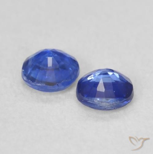 Pedras preciosas de Dianita Azul-marinho natural de 0.48 ct, Redondo, VS-SI