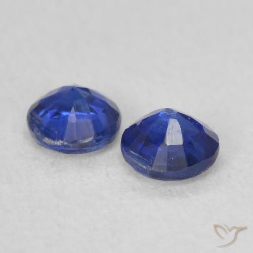 Pedras preciosas de Dianita Azul-marinho natural de 0.47 ct, Redondo, VS-SI