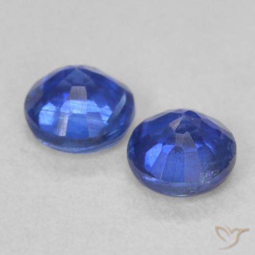 Pedras preciosas de Dianita Azul verdadeiro natural de 0.51 ct, Redondo, VS-SI