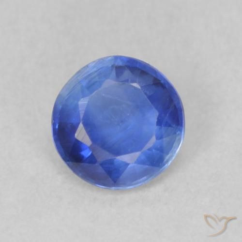 0.29ct Natural Azul profundo Dianita, Redondo, VS
