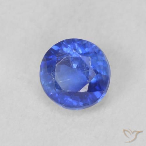 Dianita Azul profundo Natural 0.33ct, Redondo, VS-SI