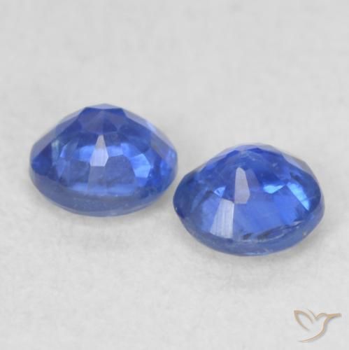 Pedras preciosas de Dianita Azul Azure Profundo natural de 0.47 ct, Redondo, VS-SI