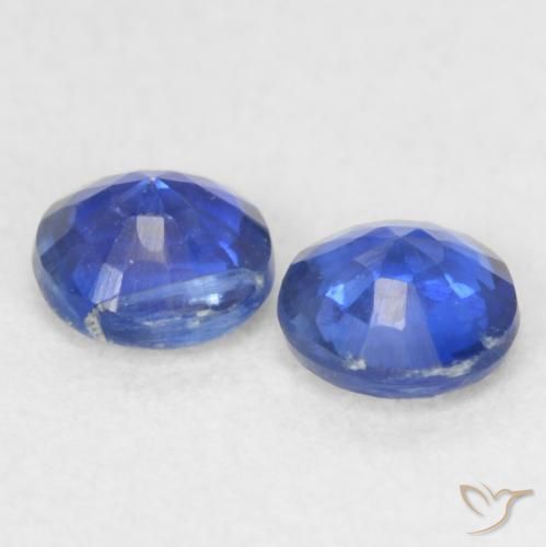 Pedras preciosas de Dianita Azul profundo natural de 0.49 ct, Redondo, VS-SI