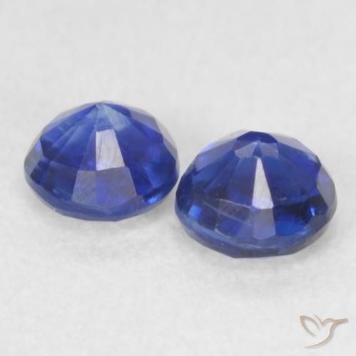 Pedras preciosas de Dianita Azul profundo natural de 0.61 ct, Redondo, VS-SI
