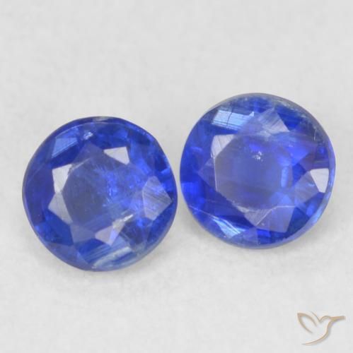 Pedras preciosas de Dianita Azul-marinho natural de 0.48 ct, Redondo, VS-SI