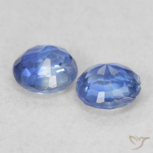 Pedras preciosas de Dianita Azul verdadeiro natural de 0.47 ct, Redondo, VS-SI