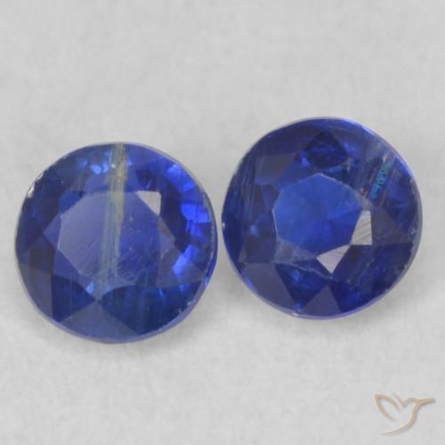 Pedras preciosas de Dianita Azul-marinho natural de 0.57 ct, Redondo, VS-SI