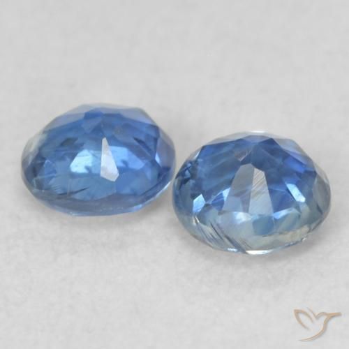 Pedras preciosas de Dianita Azul profundo natural de 0.56 ct, Redondo, VS-SI