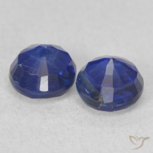 Pedras preciosas de Dianita Azul-marinho natural de 0.67 ct, Redondo, VS-SI