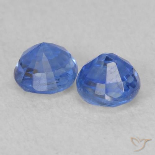 Pedras preciosas de Dianita Azul Azure Profundo natural de 0.69 ct, Redondo, VS-SI
