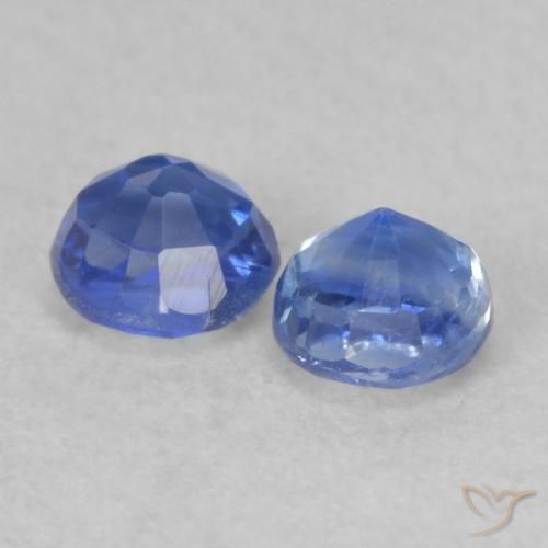 Pedras preciosas de Dianita Azul profundo natural de 0.67 ct, Redondo, VS-SI