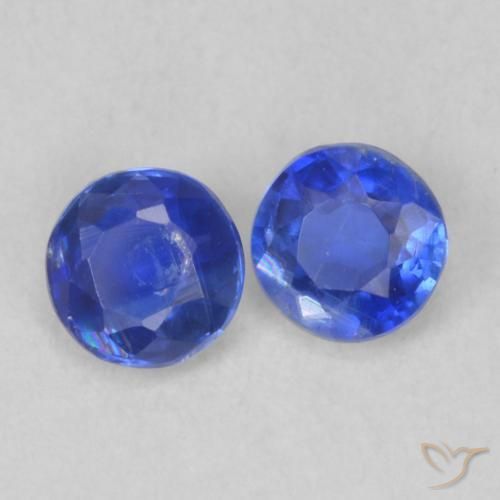 Pedras preciosas de Dianita Azul-marinho natural de 0.44 ct, Redondo, VS-SI