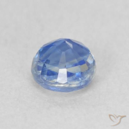 Dianita azul marinho brilhante Natural 0.36ct, Redondo, VS