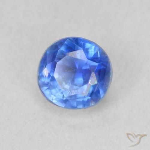 Dianita azul marinho claro Natural 0.36ct, Redondo, VS