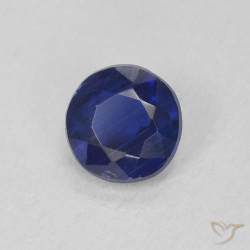 Dianita Azul profundo Natural 0.31ct, Redondo, VS-SI