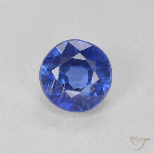 0.40ct Natural Azul verdadeiro Dianita, Redondo, VS-SI
