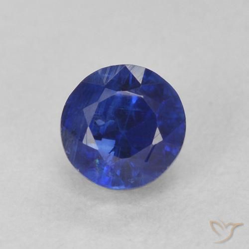 0.54ct Natural Azul-marinho Dianita, Redondo, SI