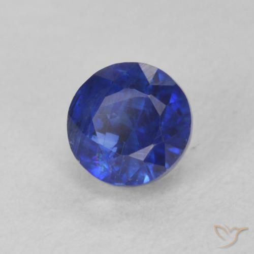 Dianita Azul-marinho Natural 0.54ct, Redondo, SI