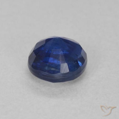 Dianita Azul-marinho Natural 0.45ct, Redondo, SI