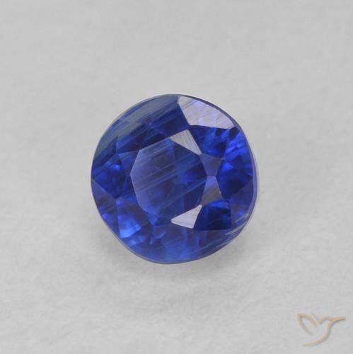 Dianita Azul-marinho Natural 0.49ct, Redondo, SI