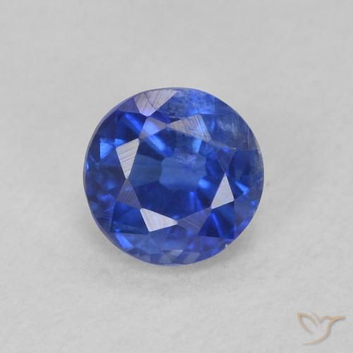 0.40ct Natural Azul verdadeiro Dianita, Redondo, SI